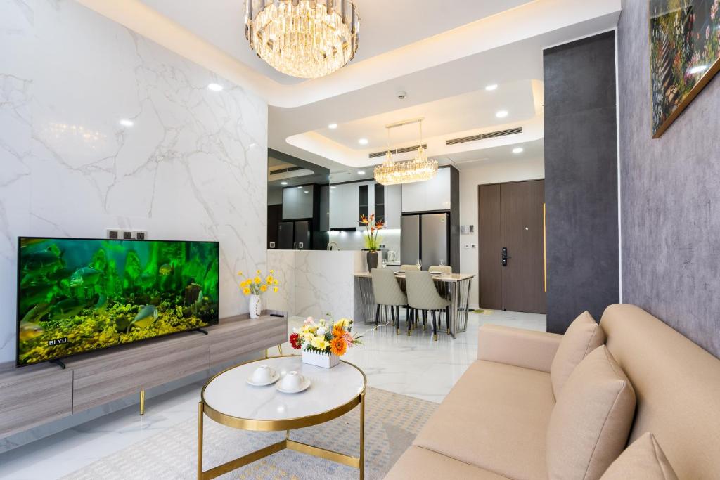 Căn hộ 2 phòng ngủ view sân vườn - Midtown