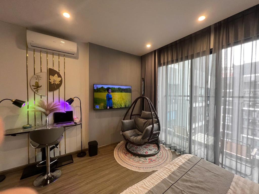 Homestay Oceanpark - Vin1 Gia Lâm kín đáo, có ghế tình yêu, tầng cao không làm phiền