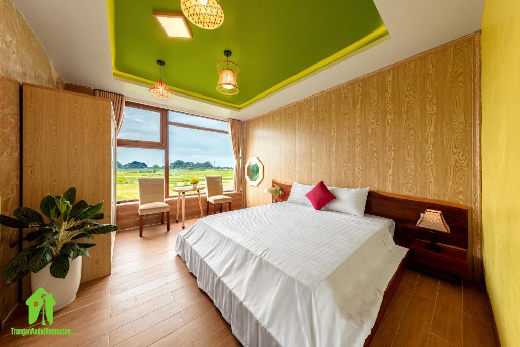 Room in House - Trang An Ao Dai Homestay - Double room with field view and private bathroom